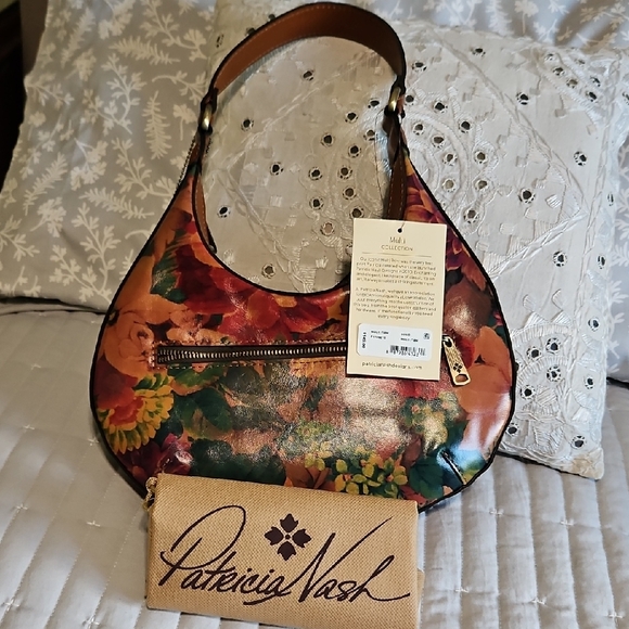 Patricia Nash Multicolor Floral Hobo Bag - Picture 6 of 13